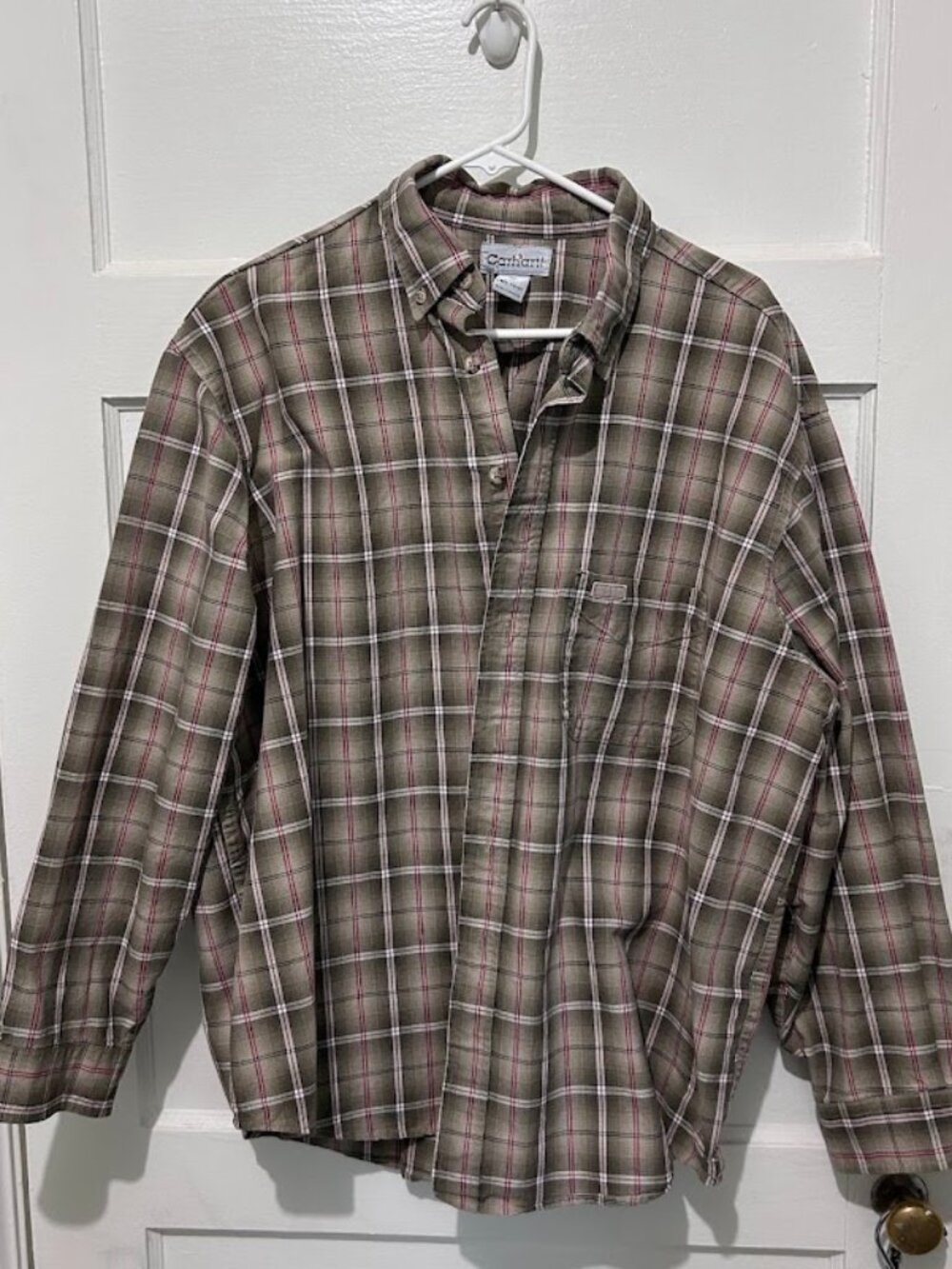 Carhartt Men’s xl button up, long sleeve